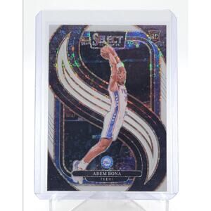 ADEM BONA 2024-25 SELECT PREMIER LEVEL ROOKIE WHITE DISCO RC /75